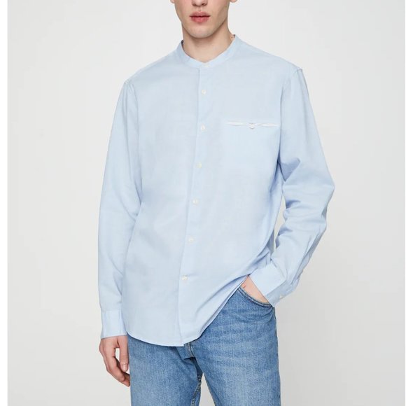 pull and bear linen shirt